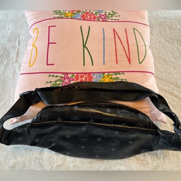 Authentic MCM Black Crossbody Bag - Picture 2 of 4